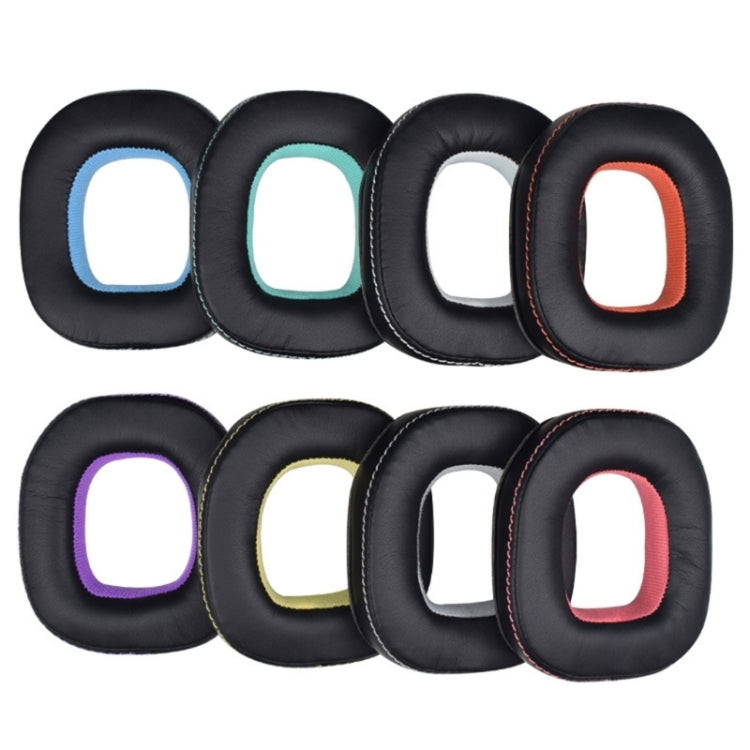 2pcs Sponge Earpad For Logitech Astro A50 Gen3/Gen4 Headset(Black+Light Green)