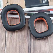 2pcs Sponge Earpad For Logitech Astro A50 Gen3/Gen4 Headset(Black+Orange)
