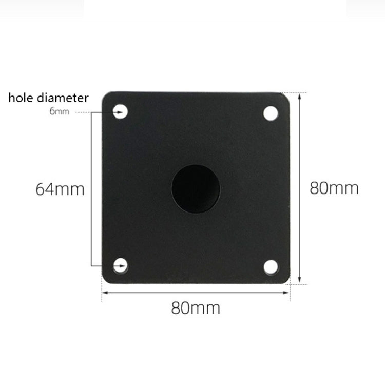 LH-ZT-0001 Cone Round Tube Furniture Support Legs, Style: Straight Cone Height 10cm(Titanium) - Furniture Accessories by PMC TechLife | Online Shopping South Africa | PMC TechLife