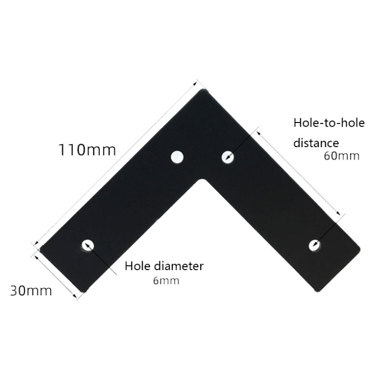 LH-S0006 Metal Furniture Support Legs, Height: 15cm(Titanium) - Furniture Accessories by PMC TechLife | Online Shopping South Africa | PMC TechLife