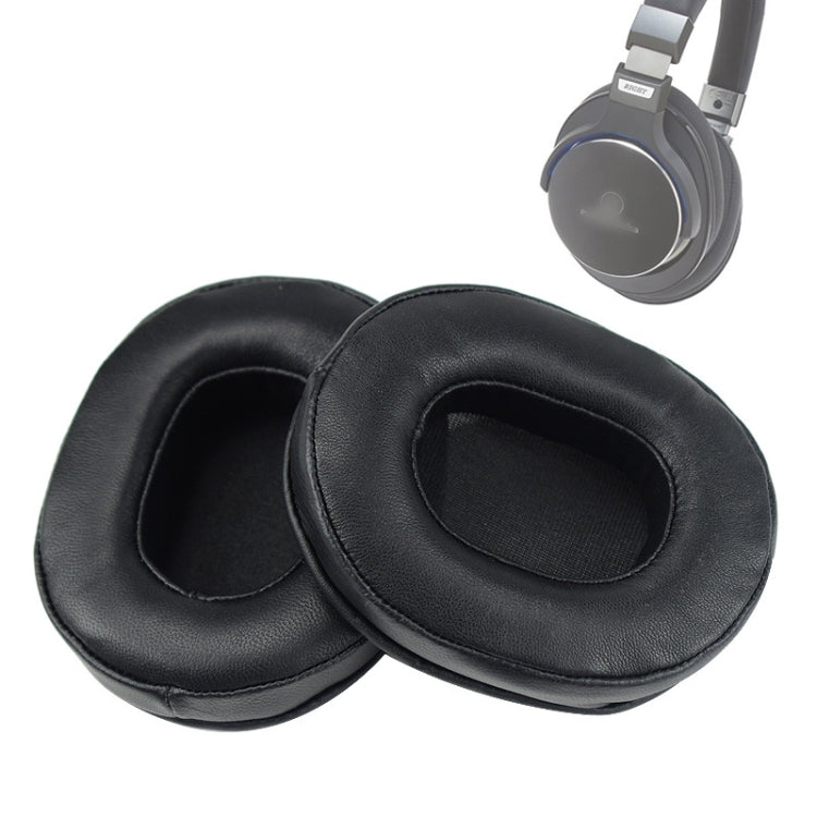 1 Pair Sponge Earmuff for Audio-Technica ATH-M50 / M40 / M50X / MSR7, Color: Sheepskin-Black - Earmuff & Pad by PMC TechLife | Online Shopping South Africa | PMC TechLife