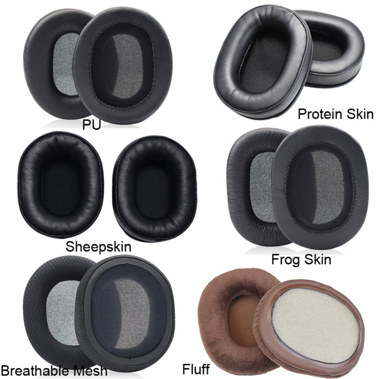 1 Pair Headset Earmuffs For Audio-Technica ATH-M50X/M30X/M40X/M20X, Spec: Brown-Thick Sheepskin - Earmuff & Pad by PMC TechLife | Online Shopping South Africa | PMC TechLife