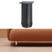 LH-OU050 Thickened Stainless Steel Furniture Support Legs, Height: 12cm(Matte Black)
