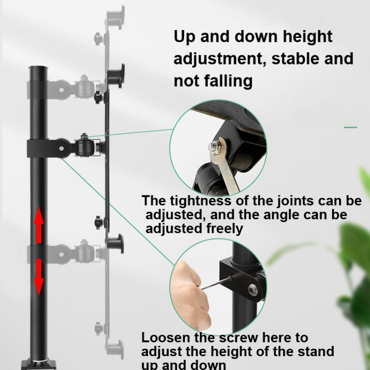 Height 50cm Metal Bedside Desktop Clip Lazy Tablet Phone Holder - Lazy Bracket by PMC TechLife | Online Shopping South Africa | PMC TechLife