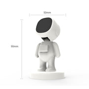 TOPFREE Astronaut Car Bracket Magnetic Adhesive Paste Navigation Car Phone Bracket(Black)