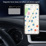 TOPFREE Astronaut Car Bracket Magnetic Adhesive Paste Navigation Car Phone Bracket(Black)