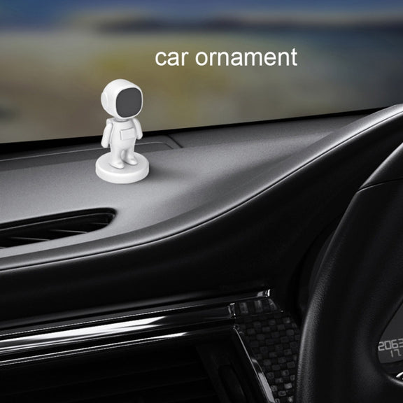 TOPFREE Astronaut Car Bracket Magnetic Adhesive Paste Navigation Car Phone Bracket(Black)