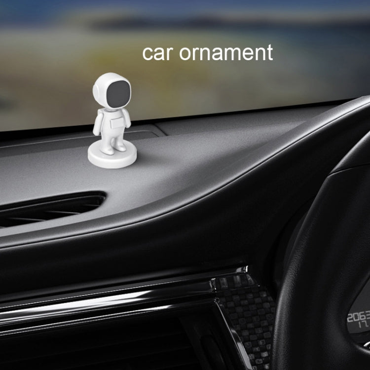 TOPFREE Astronaut Car Bracket Magnetic Adhesive Paste Navigation Car Phone Bracket(Black)