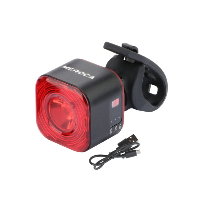 MEROCA XC02 Smart Light-Sensitive Brake Induction Taillight(Pipe Mounting)