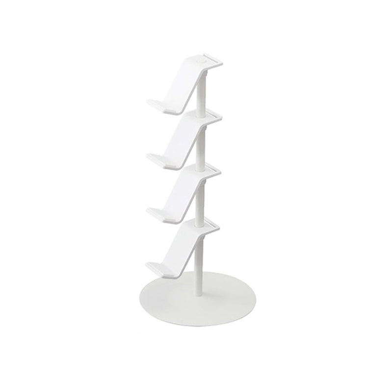 Gamepad Storage Rack Desktop Headphone Storage Rack, Color: 4 Floors White - free shipping - PMC TechLife - Order now!