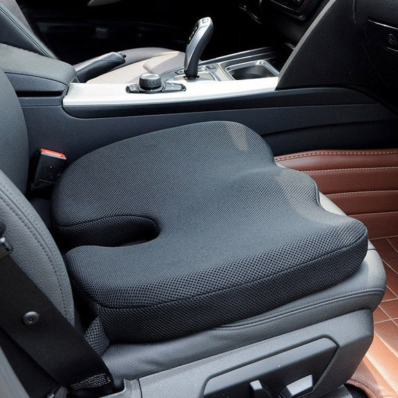 QFC-023 U-shaped Slow Rebound Memory Foam Car Seat Cushion(Black)