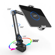 203B Snap-On Lazy Mobile Phone Bracket Bedside Desktop Tablet Bracket(Black)