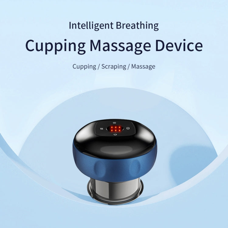6-speed USB Plug-in Electric Cupping Massage Device(Blue) - Cupping & Moxibustion by PMC TechLife | Online Shopping South Africa | PMC TechLife