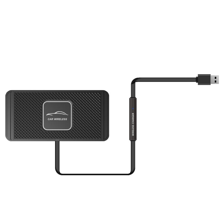 C1 30cm Short Cable 15W QI Car Wireless Charging Anti-Skid Pad - Wireless Charging Pads by PMC TechLife | Online Shopping South Africa | PMC TechLife
