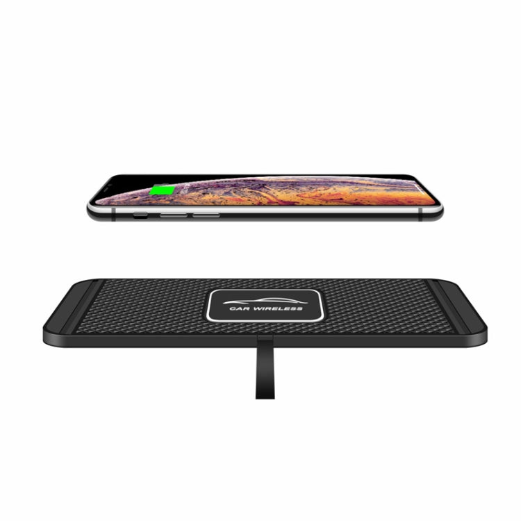 C1 30cm Short Cable 15W QI Car Wireless Charging Anti-Skid Pad - Wireless Charging Pads by PMC TechLife | Online Shopping South Africa | PMC TechLife