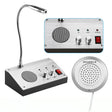 ZHUDELE ZDL-9908 Window Two-way Walkie-talkie Bank/Hospital/Station/Counter Microphone Amplifier,EU Plug - Microphones & Headsets by PMC TechLife | Online Shopping South Africa | PMC TechLife