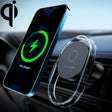 F9199 15W Magnetic Car Wireless Charger Phone Bracket(Black) - Wireless Charger Holders by PMC TechLife | Online Shopping South Africa | PMC TechLife