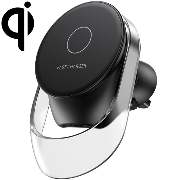 F9189 15W MagSafe Magnetic Car Lighting Wireless Charger(Black)
