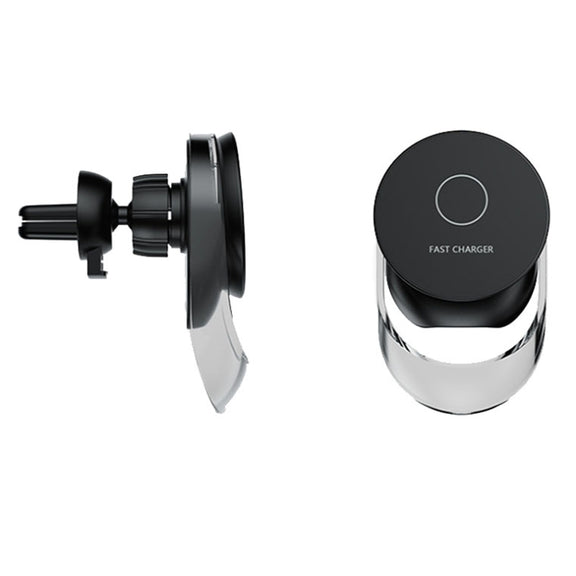 F9189 15W MagSafe Magnetic Car Lighting Wireless Charger(Black)