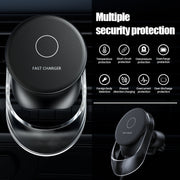 F9189 15W MagSafe Magnetic Car Lighting Wireless Charger(Black)