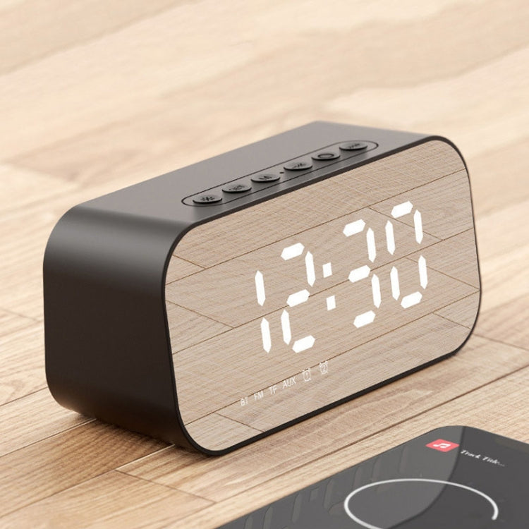 Havit M3 Subwoofer Mini Mirror Clock Bluetooth Speaker, Spsc: 1200mAh (Black��� - Desktop Speaker by Havit | Online Shopping South Africa | PMC TechLife | Buy Now Pay Later Mobicred