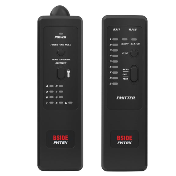 BSIDE FWT8X  Dual Mode Network Wire Tracker Cable Toner RJ45 RJ11 Accurate Ethernet LAN Tracer