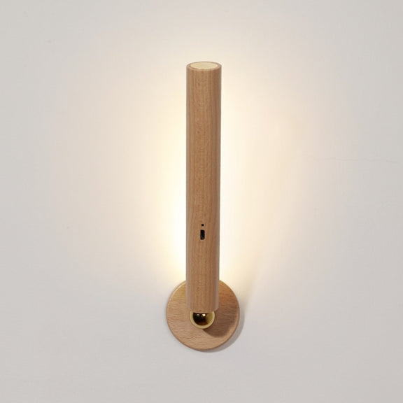 Home Bedroom USB Charging Rotating Wall Lamp(Natural Light)