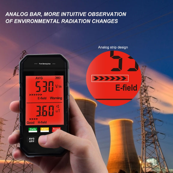 ET925 Large Screen Digital Display Electromagnetic Radiation Detector