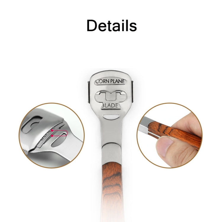 Pedicure Knife For Dead Skin Calluses Tool Set, Specification: Stainless Steel Iron Box