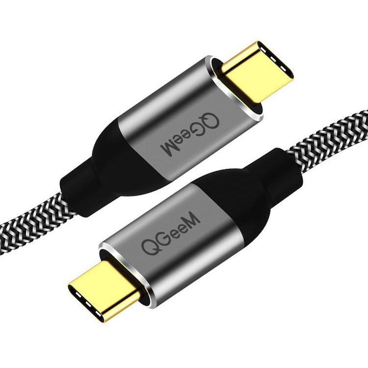 QGeeM QG-CC03 Type-C to Type-C USB3.1 Data Cable, Length: 1.2m(Black) - free shipping - PMC Jewellery - Order now!