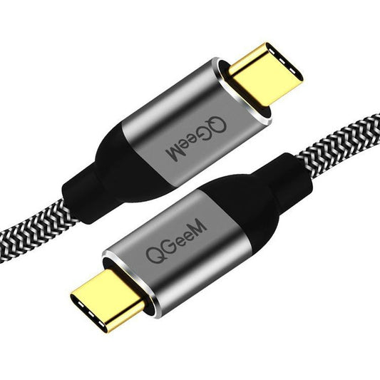 QGeeM QG-CC03 Type-C to Type-C USB3.1 Data Cable, Length: 1.2m(Black) - free shipping - PMC Jewellery - Order now!