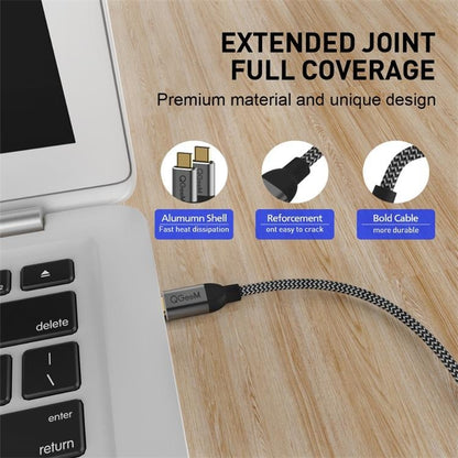 QGeeM QG-CC03 Type-C to Type-C USB3.1 Data Cable, Length: 1.2m(Black) - free shipping - PMC Jewellery - Order now!