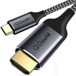 QGeeM QG-UA09 Type-C To HDMI Cable, Length: 3m - Cable by PMC TechLife | Online Shopping South Africa | PMC TechLife