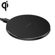 15W Metal Round Wireless Charger Smart Fast Charge(Black + Black Surface) - Wireless Charger by PMC TechLife | Online Shopping South Africa | PMC TechLife