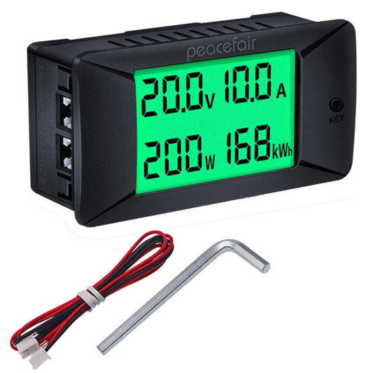 Peacefair PZEM-025 DC Multifunctional DC Digital Display Tester, Specification: 100A - free shipping - PMC Jewellery - Order now!