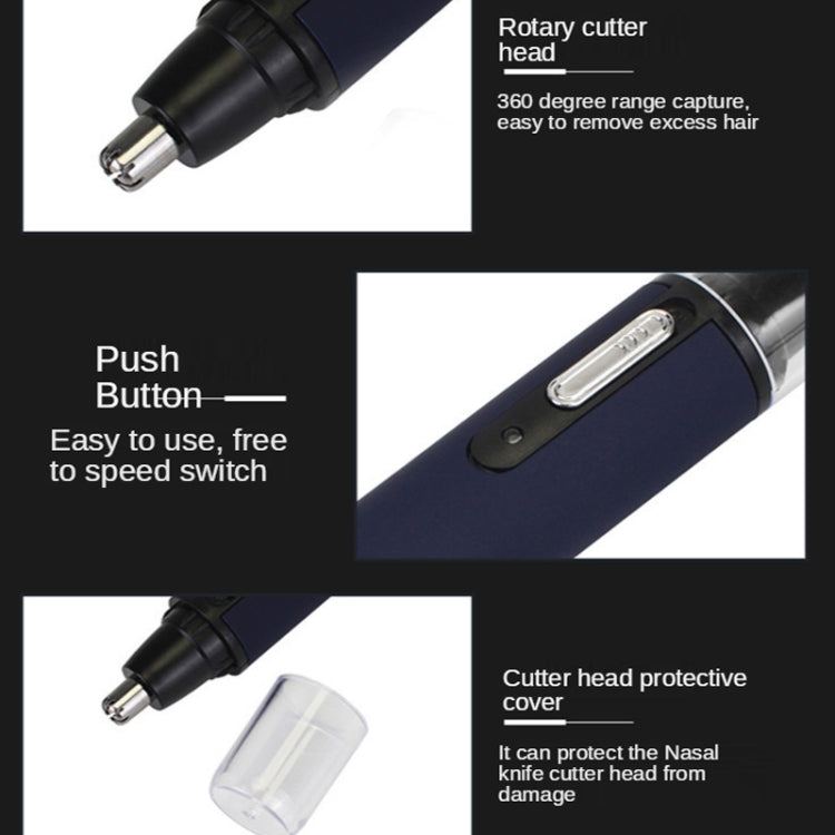 Electric Nose Hair Trimmer USB Rechargeable Eyebrow Trimmer Shaver( Gold) - free shipping - PMC TechLife - Order now!