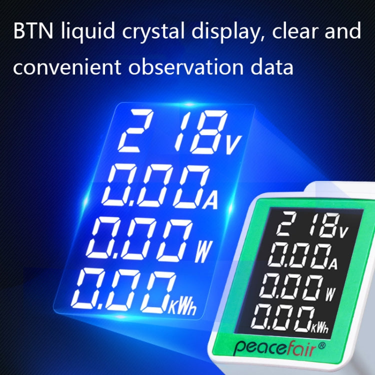 Peacefair PZEM-008 4 In 1 Multifunctional AC Digital Display Rail Monitor - free shipping - PMC Jewellery - Order now!