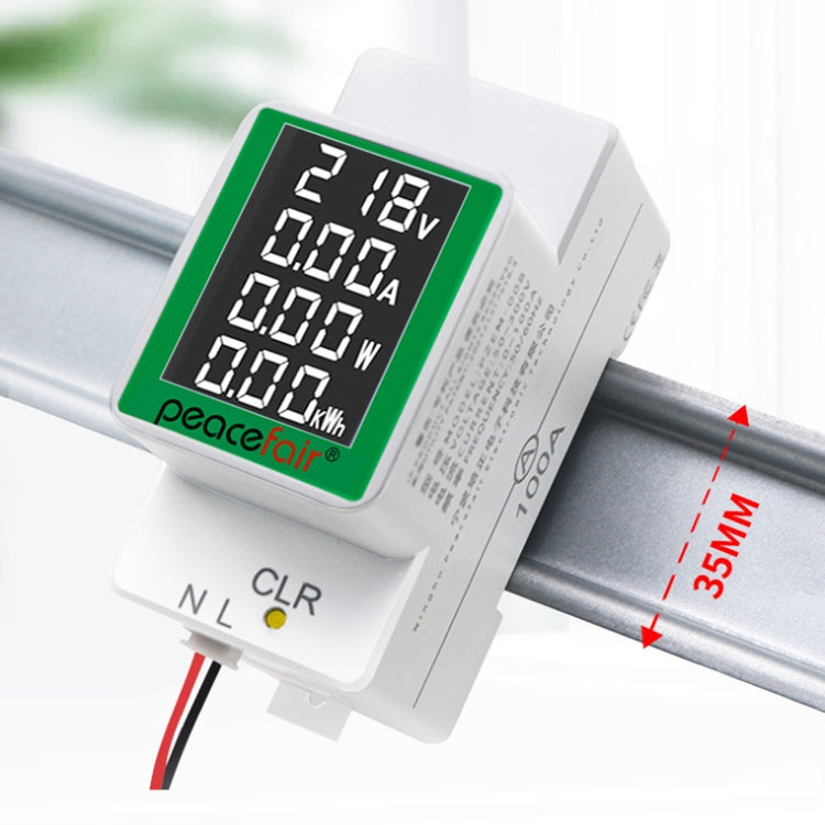 Peacefair PZEM-008 4 In 1 Multifunctional AC Digital Display Rail Monitor - free shipping - PMC Jewellery - Order now!