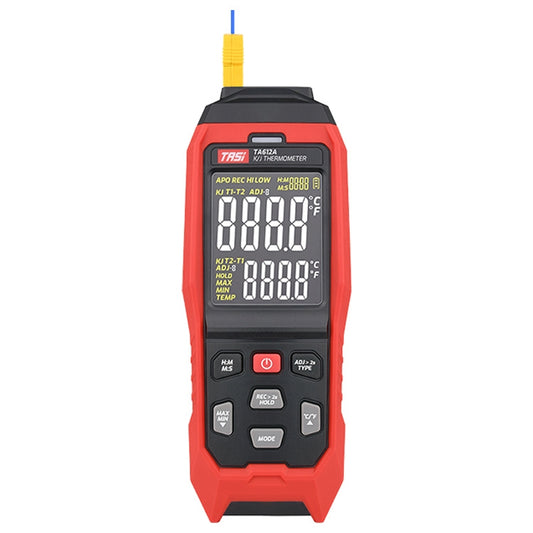 TASI Contact Temperature Meter K-Type Thermocouple Probe Thermometer, Style: TA612A Single Channel - free shipping - PMC Jewellery - Order now!