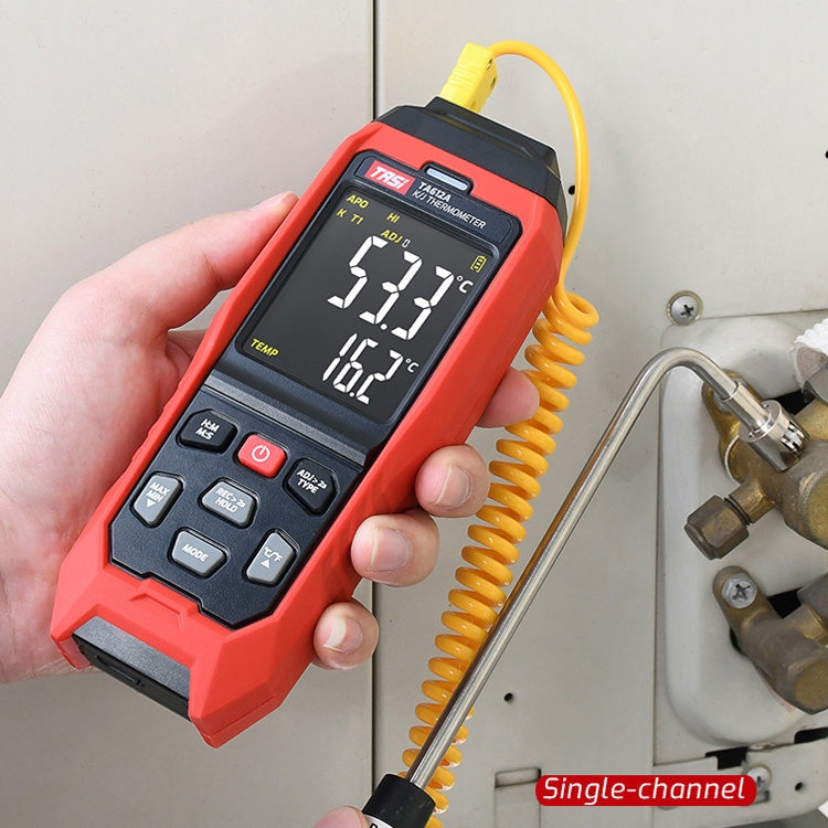 TASI Contact Temperature Meter K-Type Thermocouple Probe Thermometer, Style: TA612A Single Channel - free shipping - PMC Jewellery - Order now!