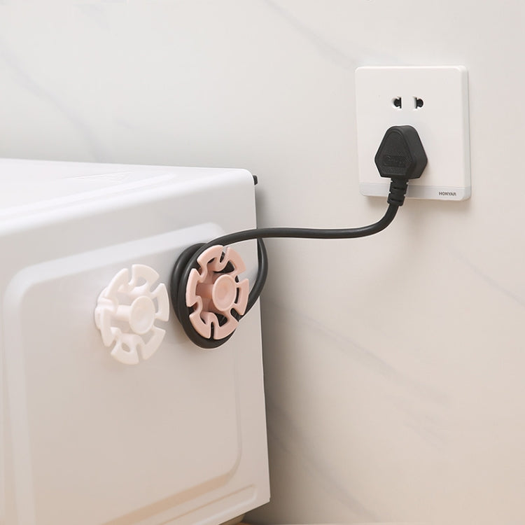 6 PCS Power Cable Data Cable Winder Traceless Paste Hook Cable Organizer(Random Color Delivery) - Cable Organizer by PMC TechLife | Online Shopping South Africa | PMC TechLife