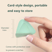 2 PCS/Box Small Triangular Eyebrow Trimmer(Purple + Green)