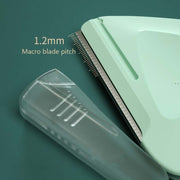 2 PCS/Box Small Triangular Eyebrow Trimmer(Purple + Green)