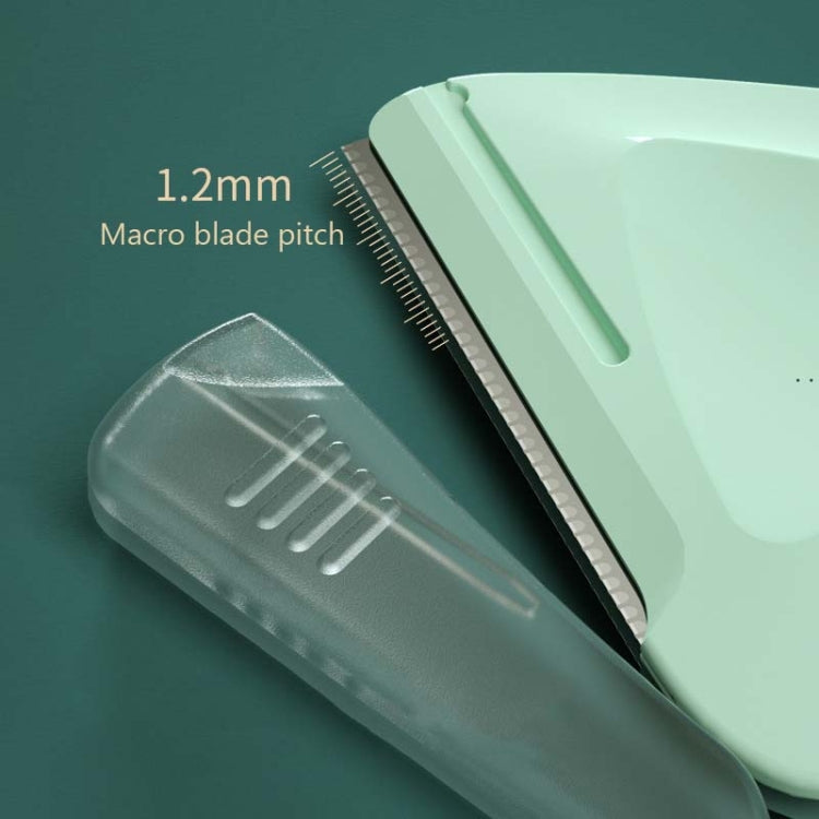 2 PCS/Box Small Triangular Eyebrow Trimmer(Purple + Green)