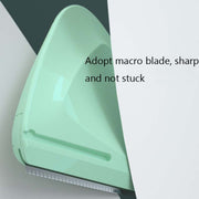 2 PCS/Box Small Triangular Eyebrow Trimmer(Purple + Green)