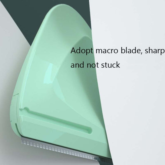 2 PCS/Box Small Triangular Eyebrow Trimmer(Purple + Green)