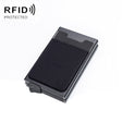 RFID Aluminum Alloy Anti-Degaussing Coin Card Holder(Black) - free shipping - PMC TechLife - Order now!
