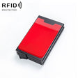 RFID Aluminum Alloy Anti-Degaussing Coin Card Holder(Black Red) - Antimagnetic RFID Package by PMC TechLife | Online Shopping South Africa | PMC TechLife | Buy Now Pay Later Mobicred