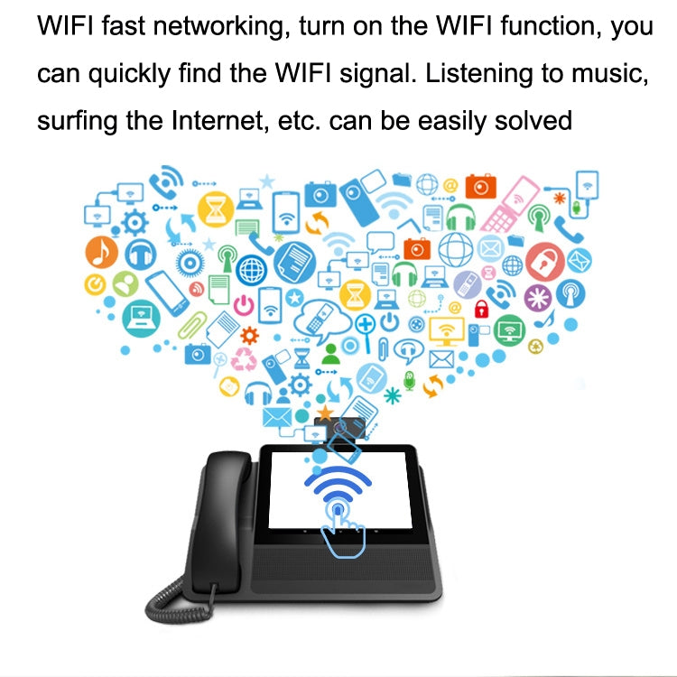 S09 8 Inch HD Audio And Video Conference 6 SIP Line PSP Line PSTN/VOIP IP Business Office Phone - Smart Rings / Smart Telephones by PMC TechLife | Online Shopping South Africa | PMC TechLife