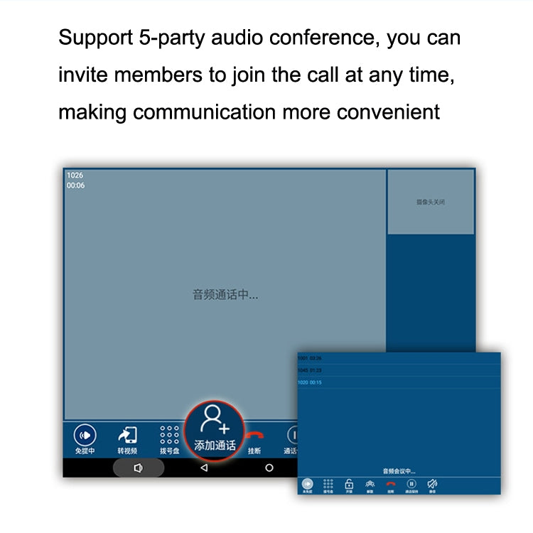 S09 8 Inch HD Audio And Video Conference 6 SIP Line PSP Line PSTN/VOIP IP Business Office Phone - Smart Rings / Smart Telephones by PMC TechLife | Online Shopping South Africa | PMC TechLife